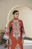 3 Piece Stitched Embroidered Silk Suit
