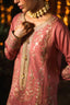 3-Piece Embroidered Viscose Silk Suit