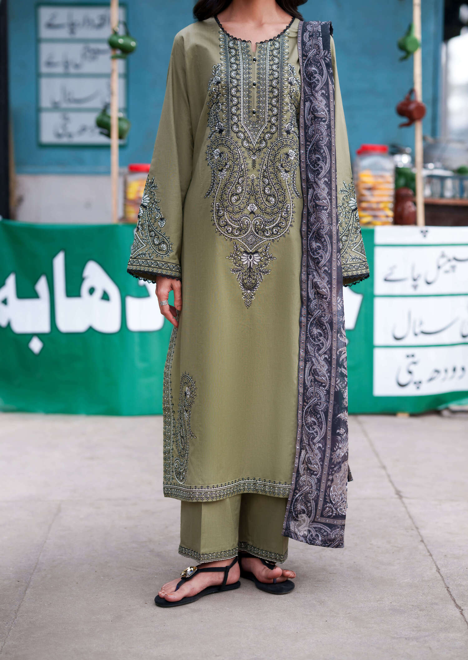 Safarnama 3PC Embroidered Lawn Secondary image
