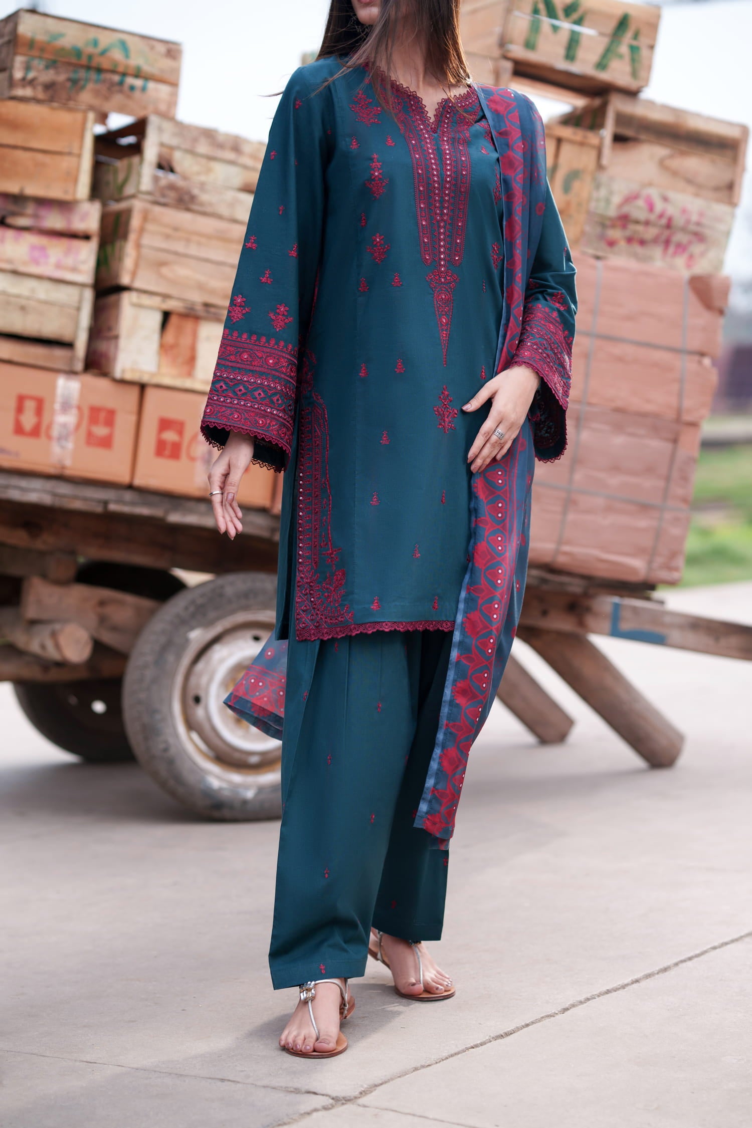 Safarnama 3PC Embroidered Lawn Main image