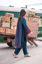 Safarnama 3PC Embroidered Lawn