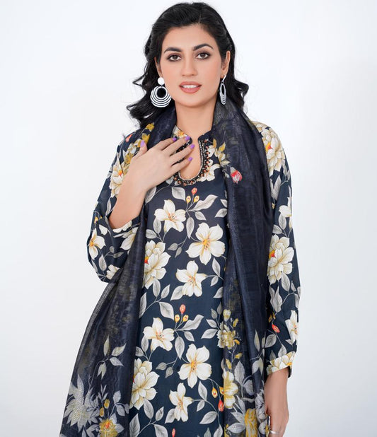 Zar - 3-Piece Embroidered