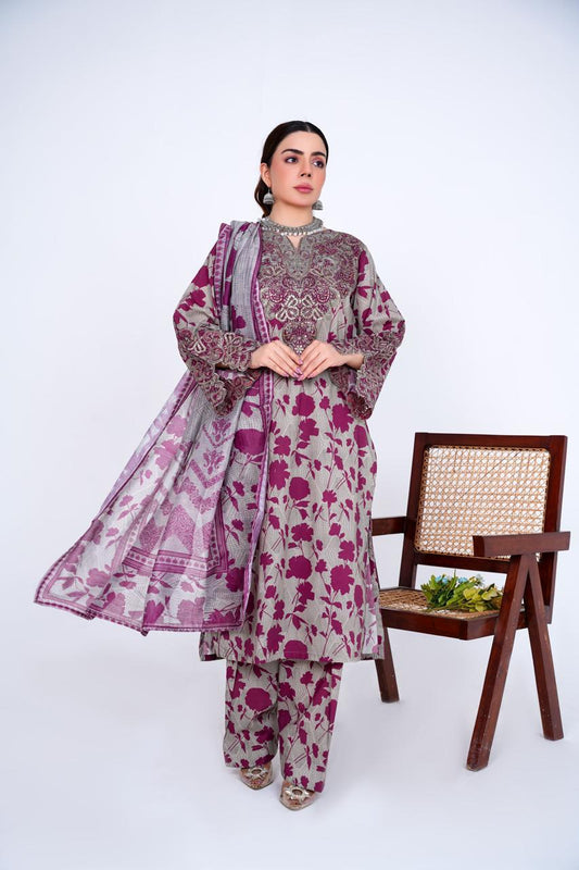 Zarb - Embroidered 3-Piece