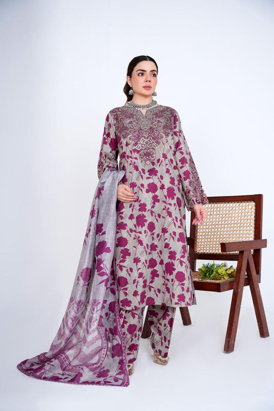 Zarb - Embroidered 3-Piece