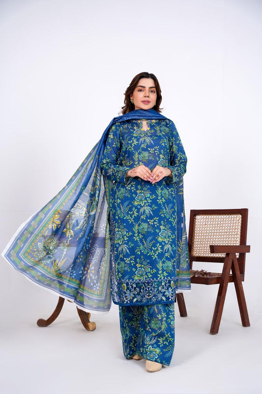 Nura - Embroidered 3-Piece