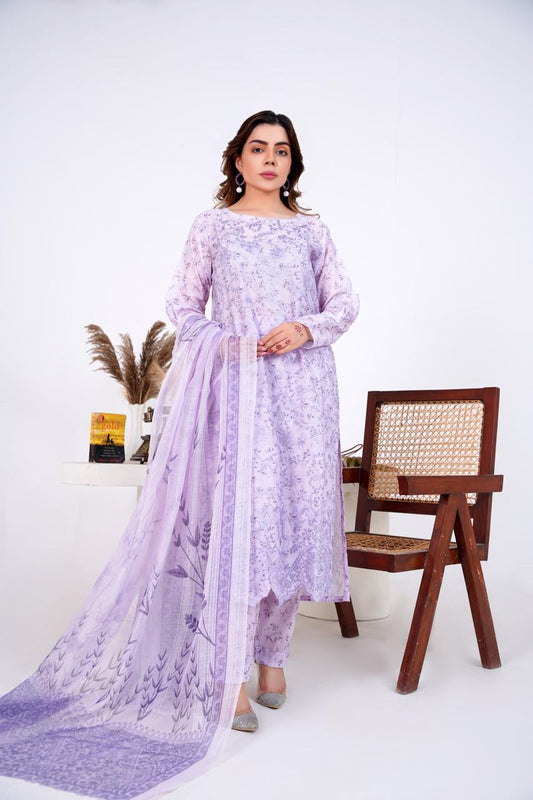 Karigari -Embroidered 3-Piece