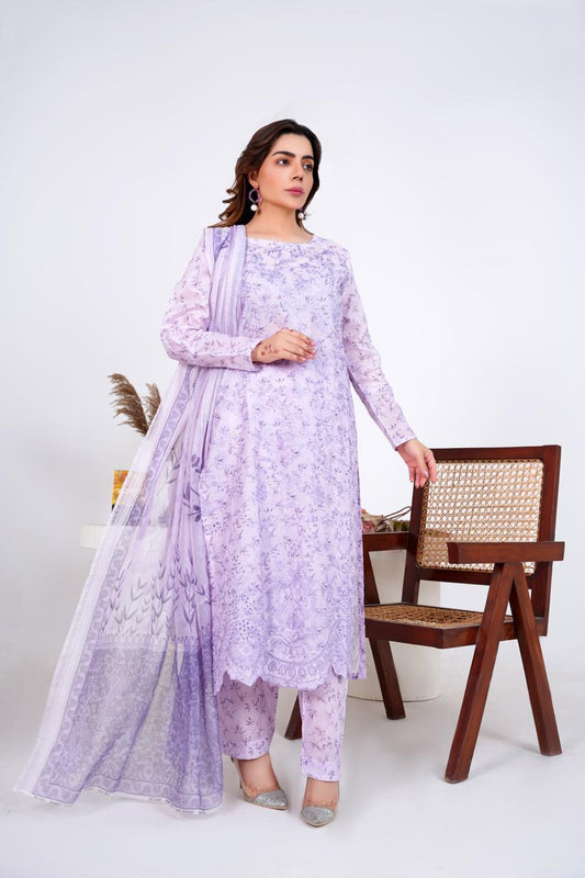 Karigari -Embroidered 3-Piece