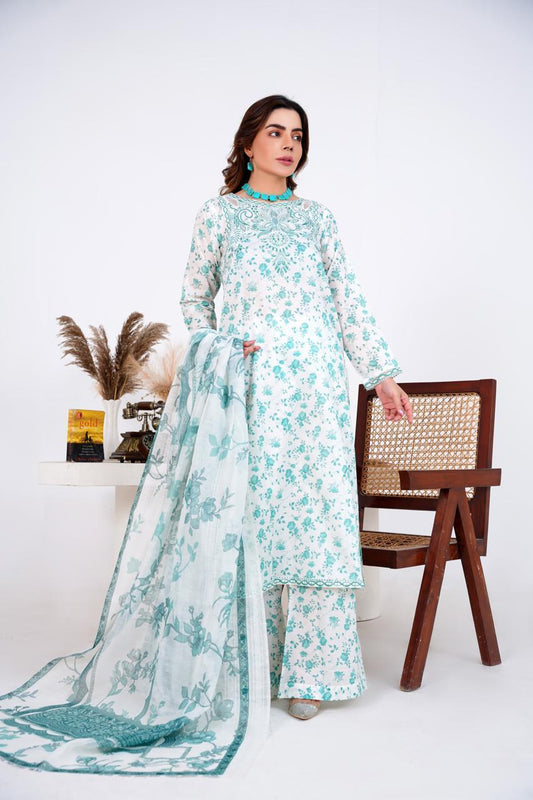 Zardosi - Embroidered 3-Piece