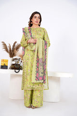 Resham - Embroidered 3-Piece