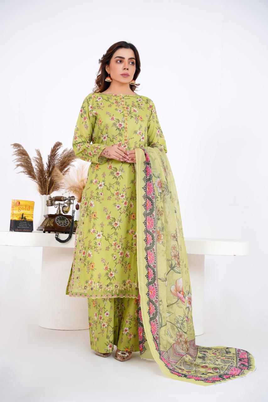 Resham - Embroidered 3-Piece