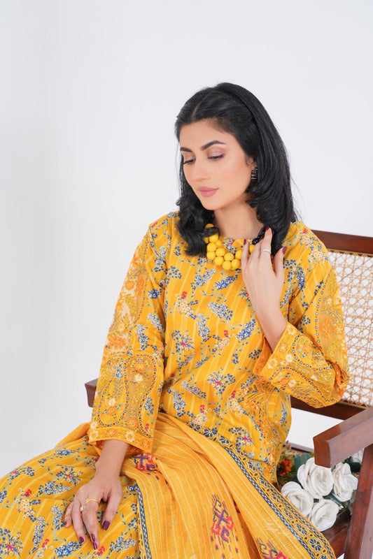 Zoya - Embroidered 3-Piece