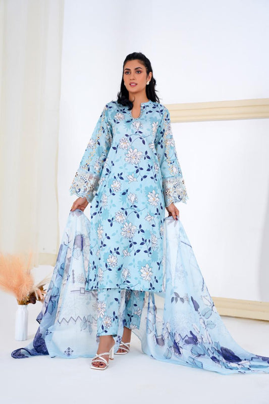 Iris - Embroidered 3-Piece