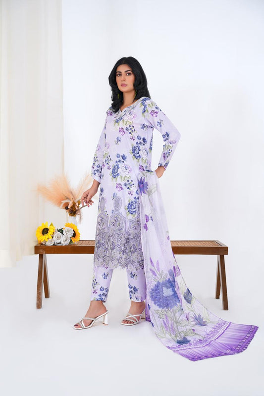Raya - Embroidered 3-Piece