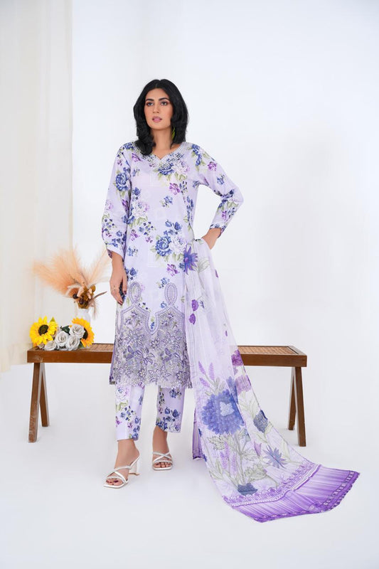 Raya - Embroidered 3-Piece