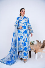 Khushgawar - Embroidered 3-Piece