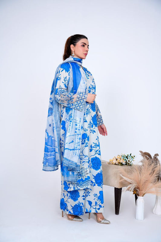 Khushgawar - Embroidered 3-Piece