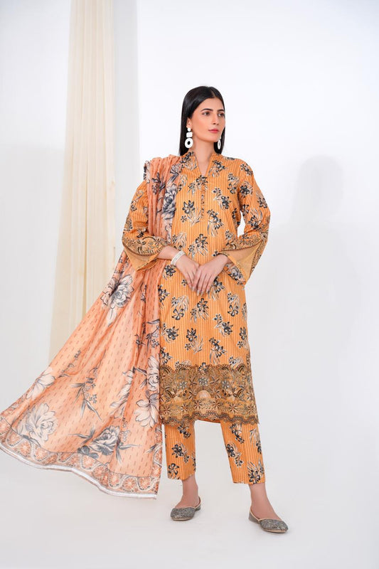 Naqsh - Embroidered 3-Piece