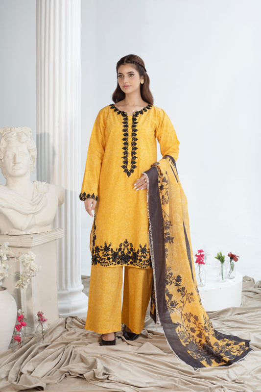 Nooré - Embroidered 3-Piece (Hrn)