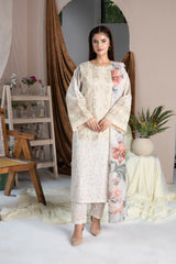 Inara - Embroidered 3-Piece (Hrn)