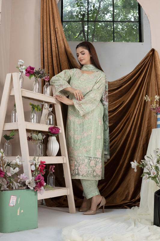 Mahveen - Embroidered 3-Piece (Hrn)