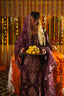 3-Piece Embroidered Viscose Silk Suit
