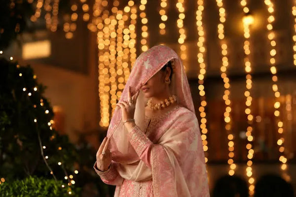 3-Piece Embroidered Viscose Silk Suit