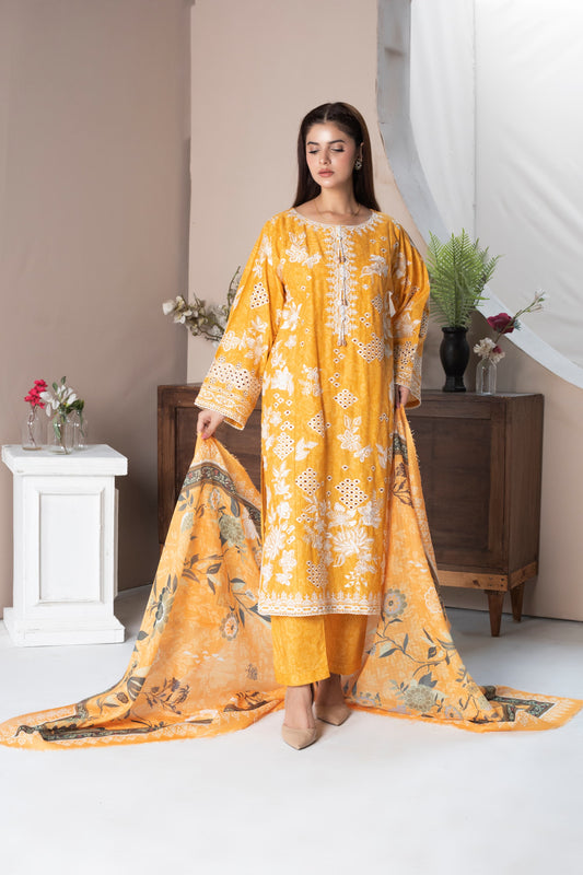 Abeer - Embroidered 3-Piece (Hrn)
