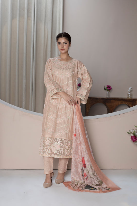 Lana - Embroidered 3-Piece (Hrn)