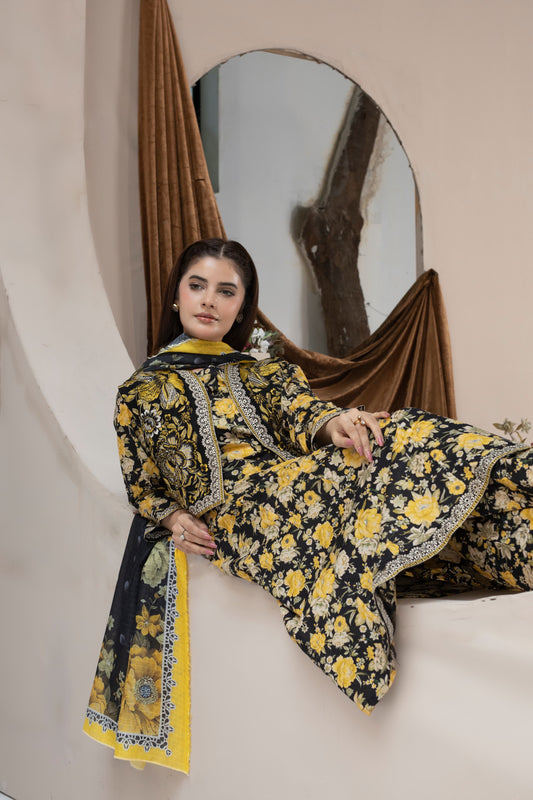 Reenah - Embroidered 3-Piece (Hrn)