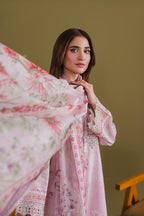 Embroidered 3 piece Lawn R-1