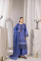 Embroidered 3 piece Lawn H-3
