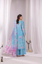 Embroidered 3 piece Lawn H-4