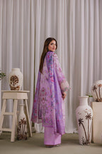 Embroidered 3 piece Lawn H-6