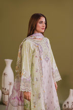 Embroidered 3 piece Lawn R-3