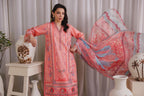 Embroidered 3 piece Lawn R-5