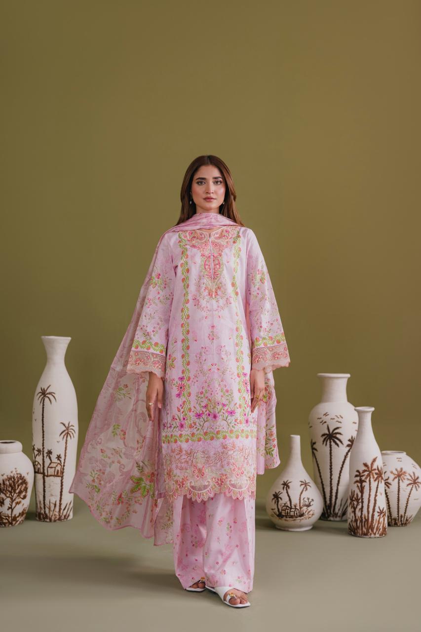 Embroidered 3 piece Lawn H-9 Main image