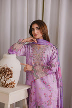 Embroidered 3 piece Lawn H-6