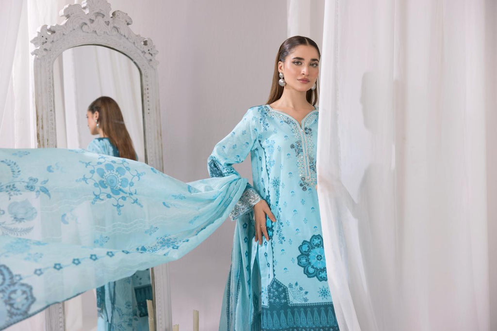 Embroidered 3 piece Lawn H-2