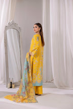 Embroidered 3 piece Lawn R-10
