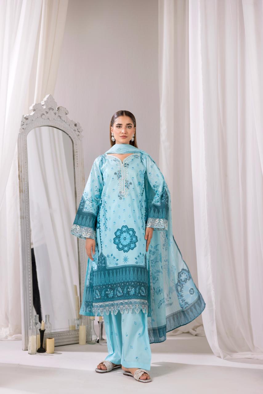 Embroidered 3 piece Lawn H-2 Main image