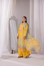 Embroidered 3 piece Lawn R-10